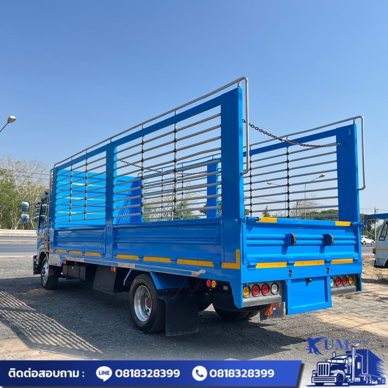 ISUZU FRR 210แรงม้า รถบรรทุก 6ล้อ กระบะคอกสูง ปี2022