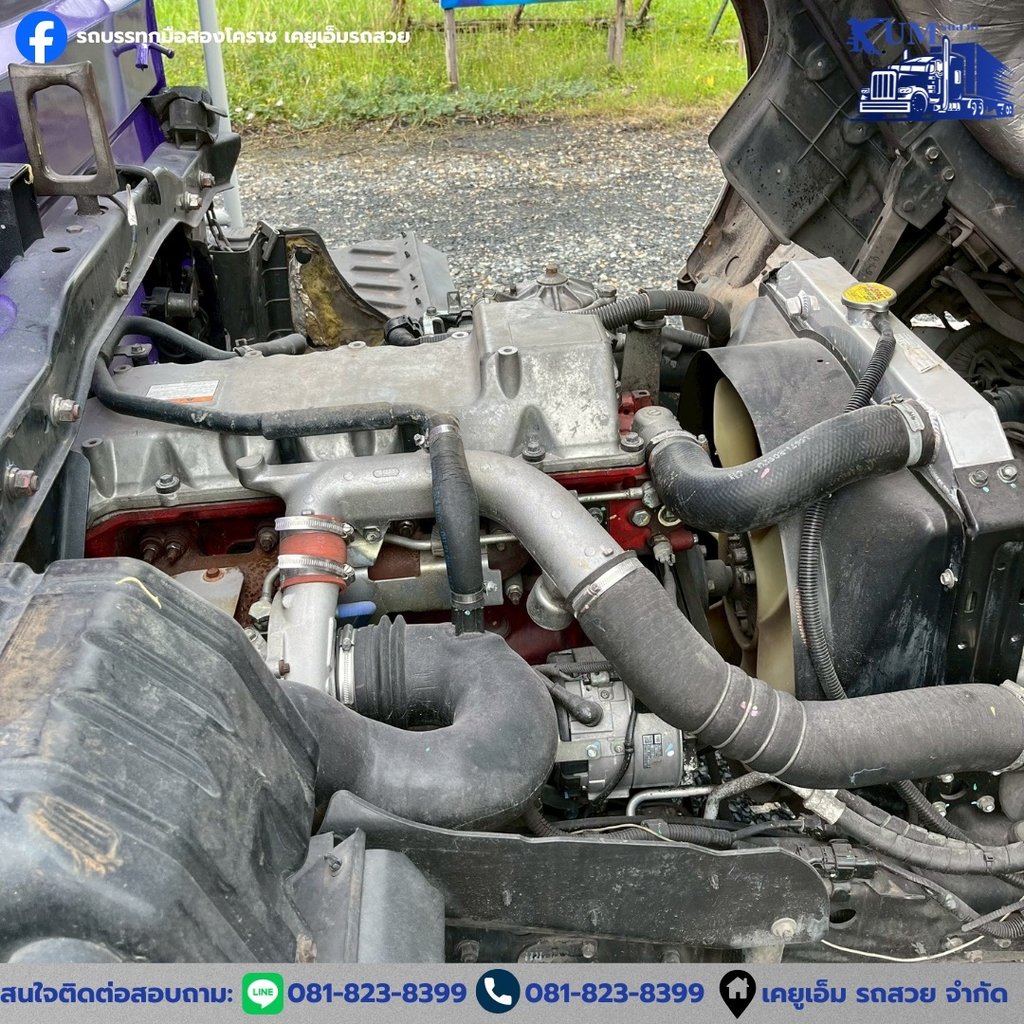 HINO FC 175แรงม้า รถบรรทุก 6ล้อ กระบะคอกสูง ปี2016