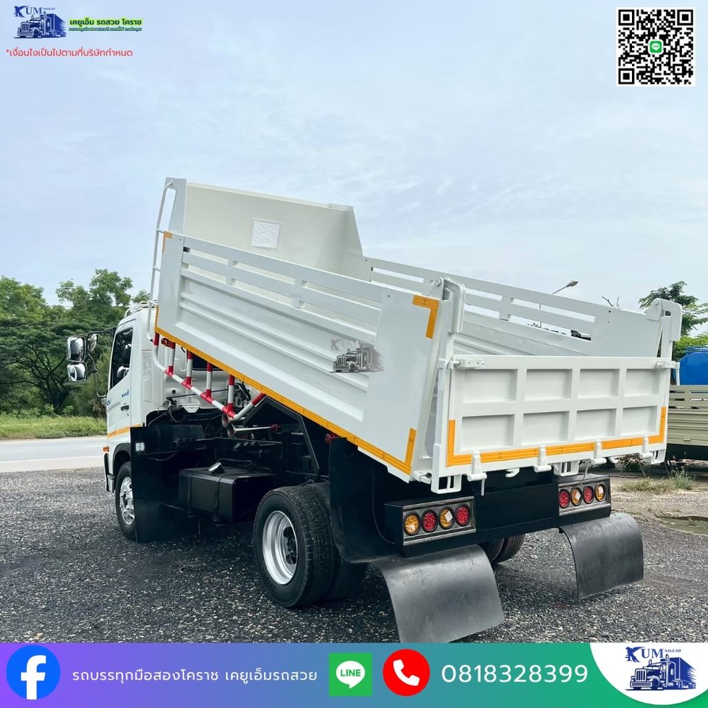 HINO FC 210แรงม้า รถบรรทุก 6ล้อ ดั้มพ์ ปี2022