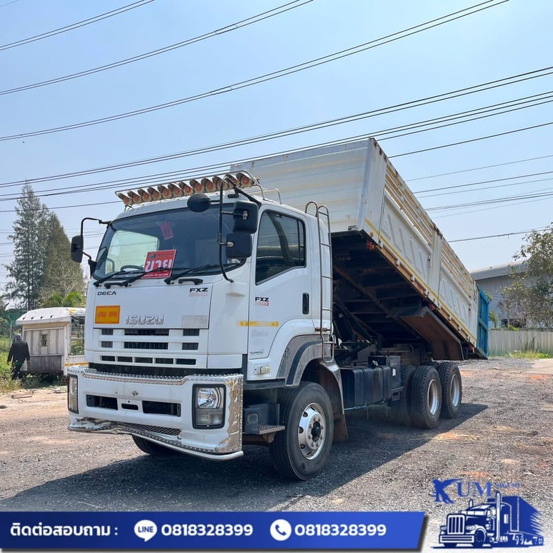 ISUZU FXZ 360แรงม้า รถบรรทุก 10ล้อ ดั้มพ์ ปี2013 ISUZU FXZ 360แรงม้า รถบรรทุก 10ล้อ ดั้มพ์ ปี2013