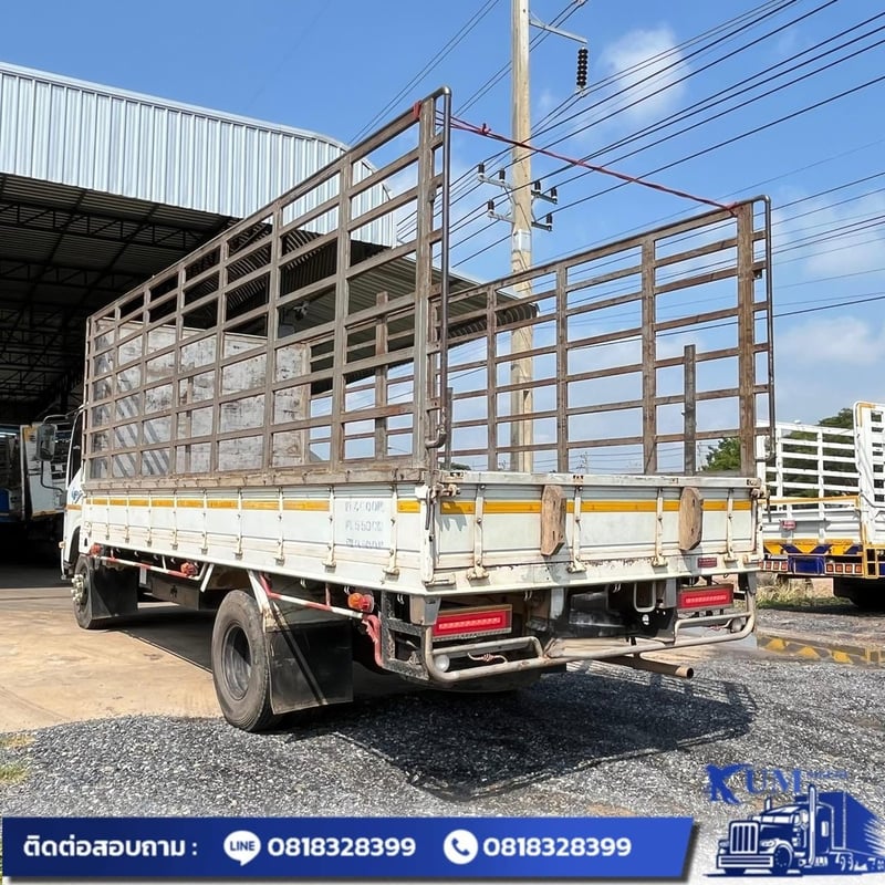 ISUZU NQR 175แรงม้า รถบรรทุก 6ล้อ กระบะคอกสูง ปี2011