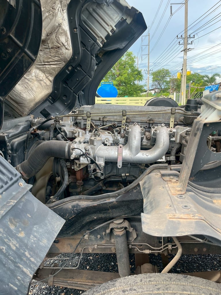 รถสิบล้หัวลาก Fuso ปี 58