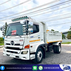 HINO FG 260แรงม้า รถบรรทุก 6ล้อ ดั้มพ์ ปี2017