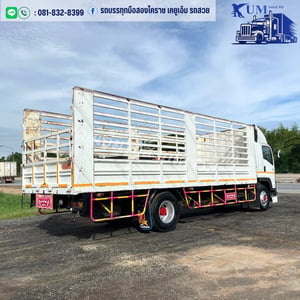 ISUZU FTR 240แรงม้า รถบรรทุก 6ล้อ กระบะคอกสูง ปี2011