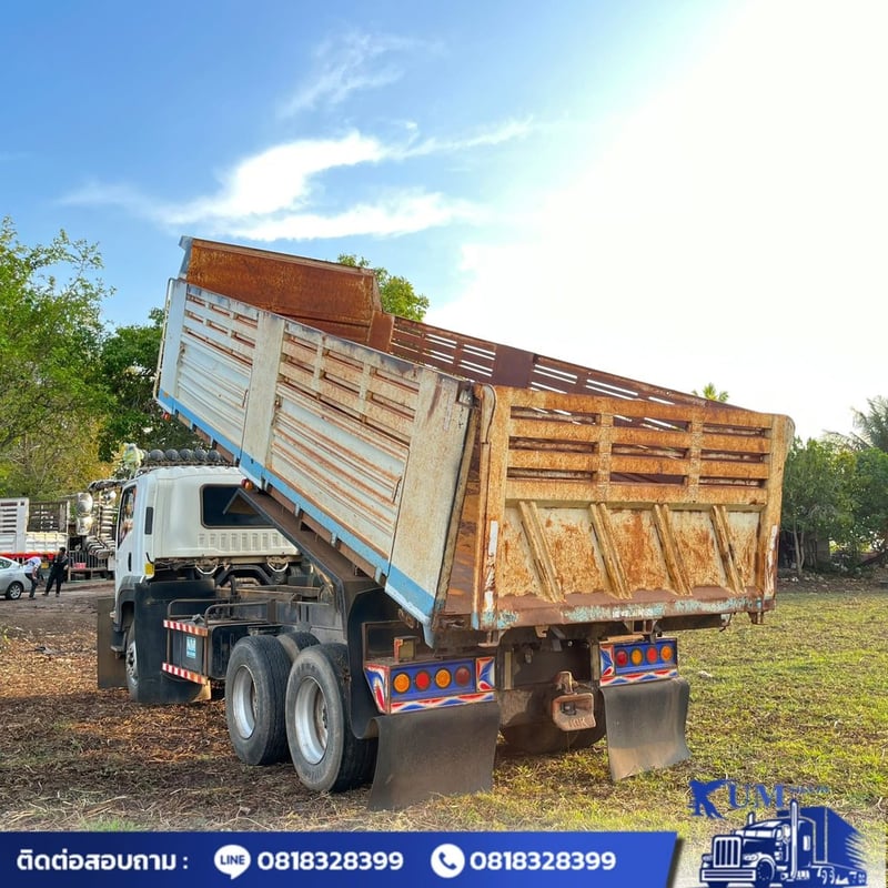 ISUZU FVZ 300แรงม้า รถบรรทุก 10ล้อ ดั้มพ์ ปี2014 ISUZU FVZ 300แรงม้า รถบรรทุก 10ล้อ ดั้มพ์ ปี2014