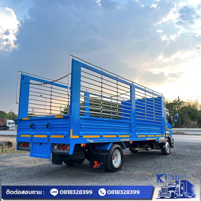ISUZU Frr  210แรงม้า รถบรรทุก 6ล้อ กระบะคอกสูง ปี2022