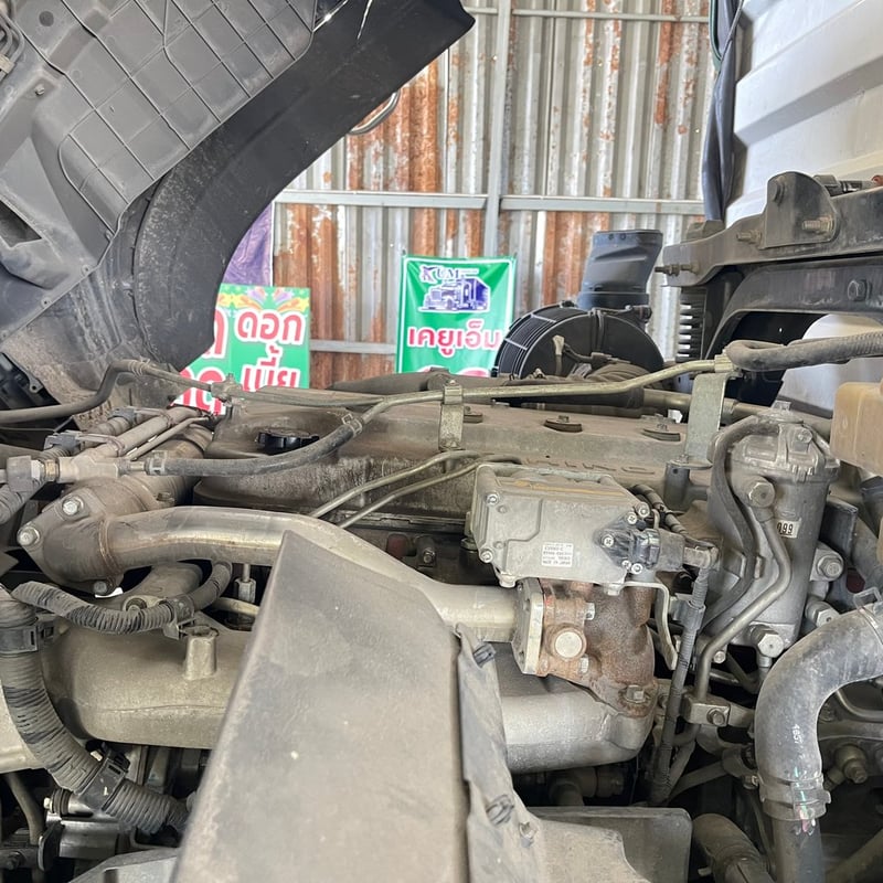 HINO FM 344แรงม้า รถบรรทุก 10ล้อ กระบะเหล็ก ปี2021 เลขไมล์น้อยกว่า 500,000 กม.