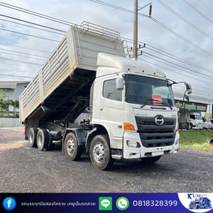 HINO GY 380แรงม้า รถบรรทุก 12ล้อ ดั้มพ์ ปี2017