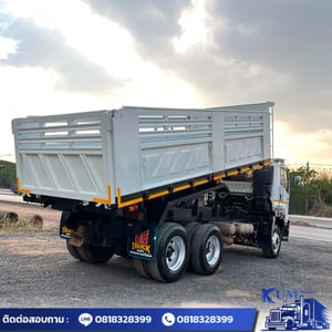 ISUZU FXZ 360แรงม้า รถบรรทุก 10ล้อ ดั้มพ์ ปี2013