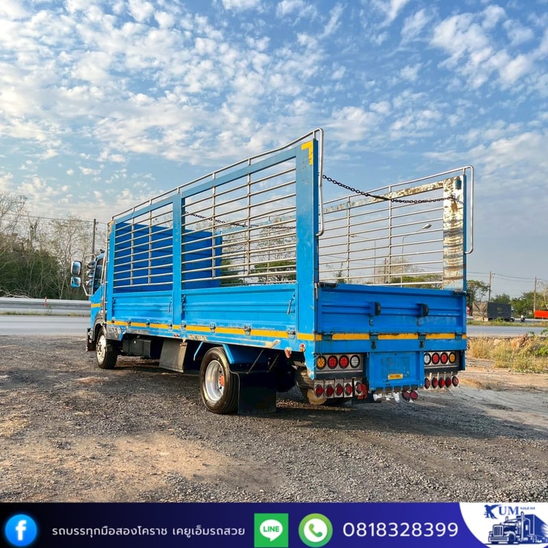 ISUZU FRR 210แรงม้า รถบรรทุก 6ล้อ กระบะคอกสูง ปี2022