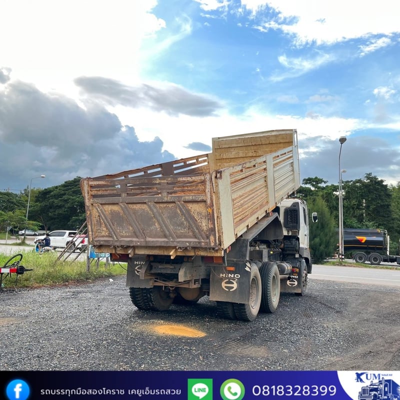 HINO FM 344แรงม้า รถบรรทุก 10ล้อ ดั้มพ์ ปี2018 HINO FM 344แรงม้า รถบรรทุก 10ล้อ ดั้มพ์ ปี2018