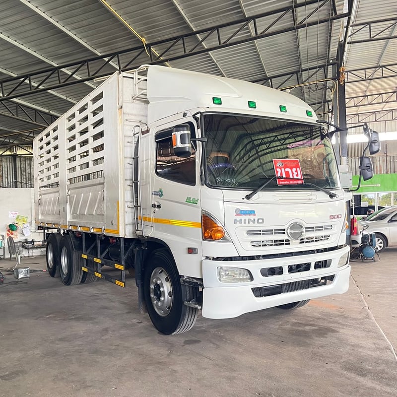 HINO FL 251แรงม้า รถบรรทุก 10ล้อ กระบะคอกสูง ปี2012