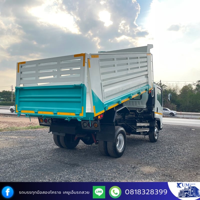 ISUZU FRR 190แรงม้า รถบรรทุก 6ล้อ ดั้มพ์ ปี2018