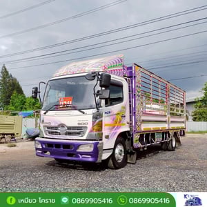HINO FC 175แรงม้า รถบรรทุก 6ล้อ กระบะคอกสูง ปี2016
