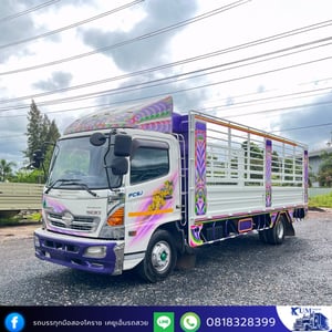 HINO FC 175แรงม้า รถบรรทุก 6ล้อ กระบะเหล็ก ปี2016