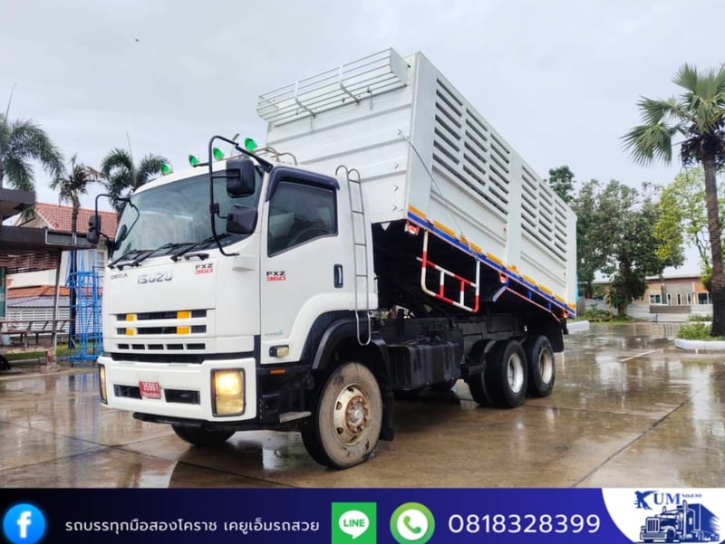 ISUZU FXZ 360แรงม้า รถบรรทุก 10ล้อ ดั้มพ์ ปี2014 ISUZU FXZ 360แรงม้า รถบรรทุก 10ล้อ ดั้มพ์ ปี2014