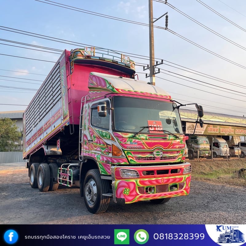 HINO FM 344แรงม้า รถบรรทุก 10ล้อ ดั้มพ์ ปี2013
