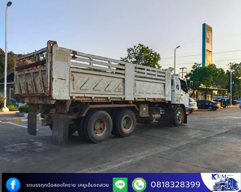 MITSUBISHI FUSO FN 270แรงม้า รถบรรทุก 10ล้อ ดั้มพ์ ปี2011