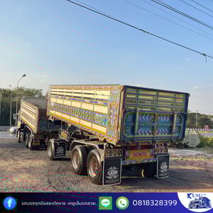 HINO FM 380แรงม้า รถบรรทุก 10ล้อ พ่วงแม่ลูก ปี2017