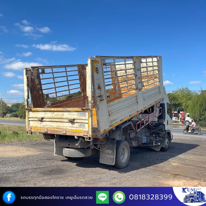 ISUZU FRR 210แรงม้า รถบรรทุก 6ล้อ ดั้มพ์ ปี2021