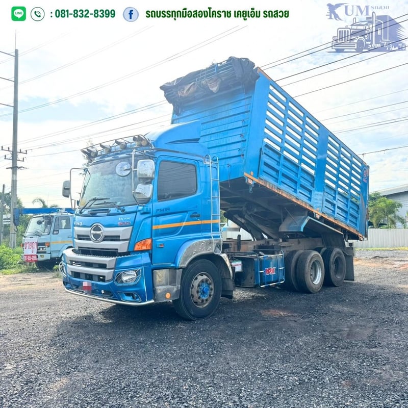 HINO FM 344แรงม้า รถบรรทุก 10ล้อ ดั้มพ์ ปี2022 HINO FM 344แรงม้า รถบรรทุก 10ล้อ ดั้มพ์ ปี2022