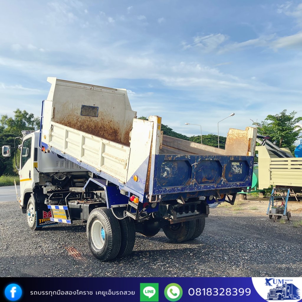 ISUZU FRR 210แรงม้า รถบรรทุก 6ล้อ ดั้มพ์ ปี2021