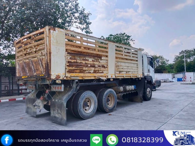 ISUZU FXZ 360แรงม้า รถบรรทุก 10ล้อ ดั้มพ์ ปี2016