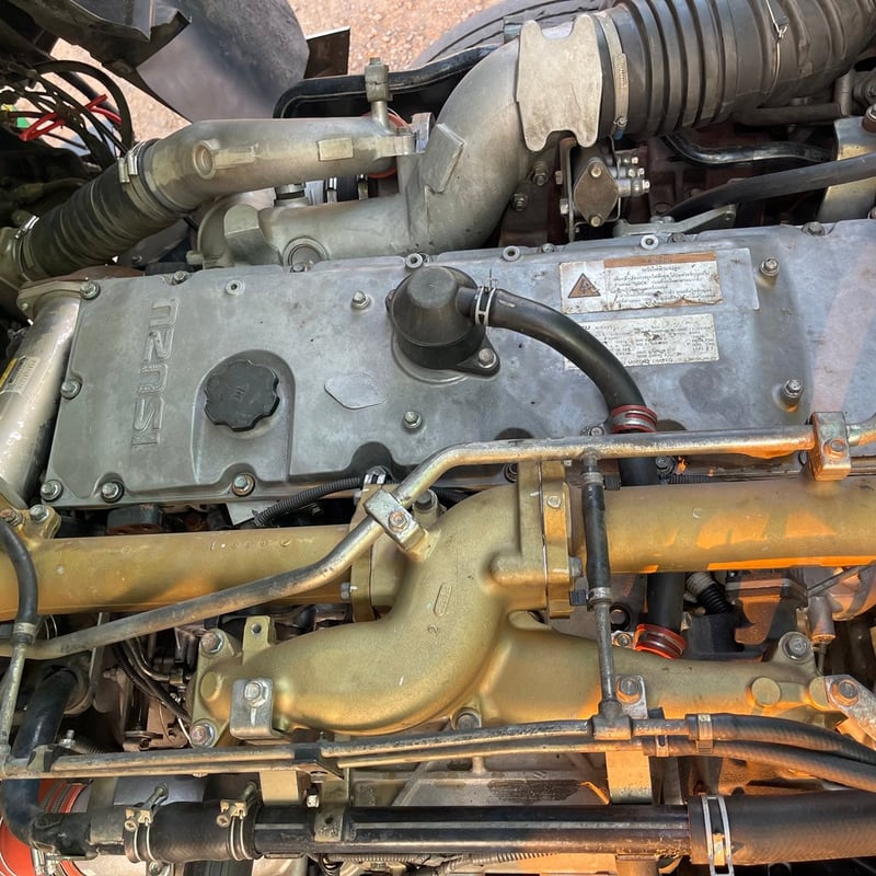 ISUZU FXZ 360แรงม้า รถบรรทุก 10ล้อ กระบะคอกสูง ปี2017