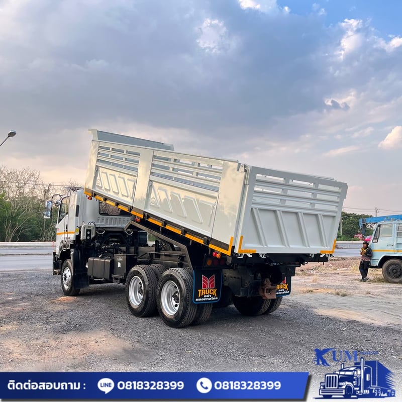 ISUZU FXZ 360แรงม้า รถบรรทุก 10ล้อ ดั้มพ์ ปี2013