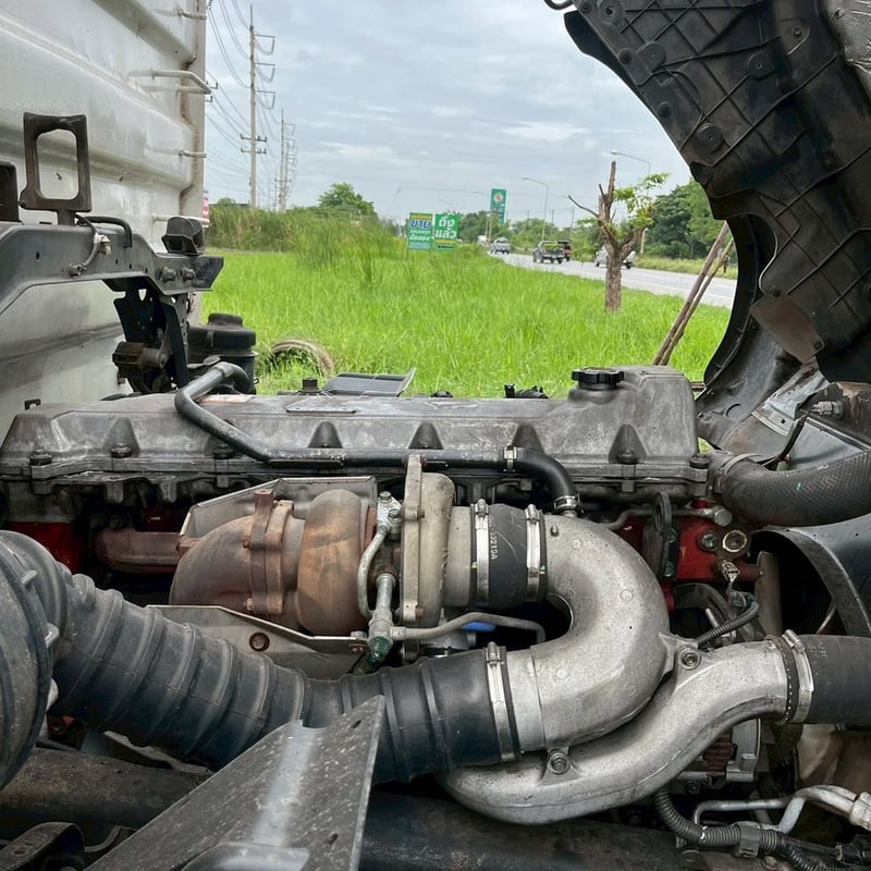 HINO FL 260แรงม้า รถบรรทุก 10ล้อ กระบะคอกสูง ปี2012 HINO FL 260แรงม้า รถบรรทุก 10ล้อ กระบะคอกสูง ปี2012