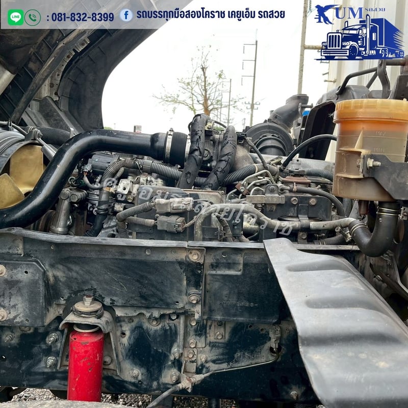 ISUZU FTR 240แรงม้า รถบรรทุก 6ล้อ กระบะคอกสูง ปี2011