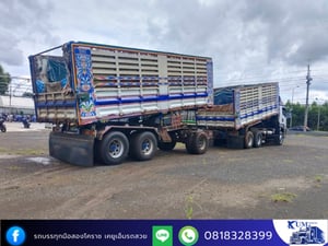 ISUZU FXZ 360แรงม้า รถบรรทุก 10ล้อ พ่วงแม่ลูก ปี2018