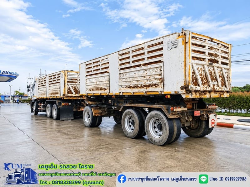 HINO FM 380แรงม้า รถบรรทุก 10ล้อ พ่วงแม่ลูก ปี2023 HINO FM 380แรงม้า รถบรรทุก 10ล้อ พ่วงแม่ลูก ปี2023