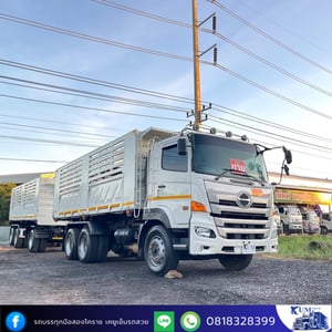 HINO FM 344แรงม้า รถบรรทุก 10ล้อ พ่วงแม่ลูก ปี2021