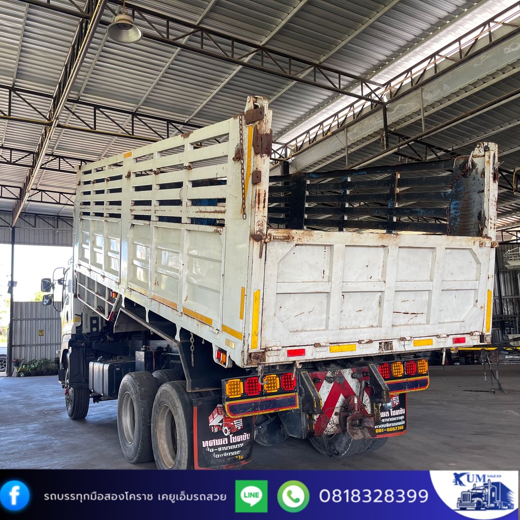 ISUZU FXZ 360แรงม้า รถบรรทุก 10ล้อ ดั้มพ์ ปี2014