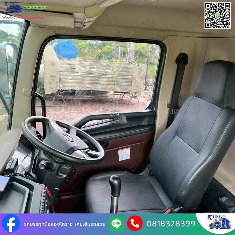 HINO FC 210แรงม้า รถบรรทุก 6ล้อ ดั้มพ์ ปี2022