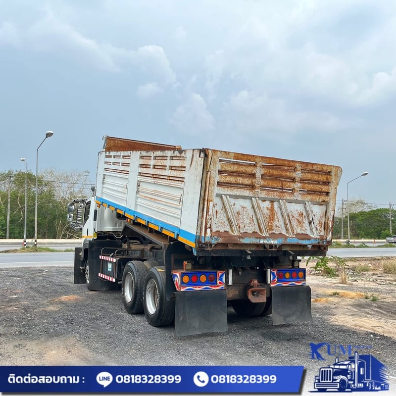 ISUZU FVZ 300แรงม้า รถบรรทุก 10ล้อ ดั้มพ์ ปี2024