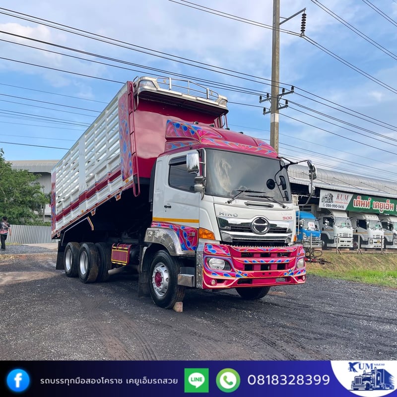 HINO FM 344แรงม้า รถบรรทุก 10ล้อ ดั้มพ์ ปี2019