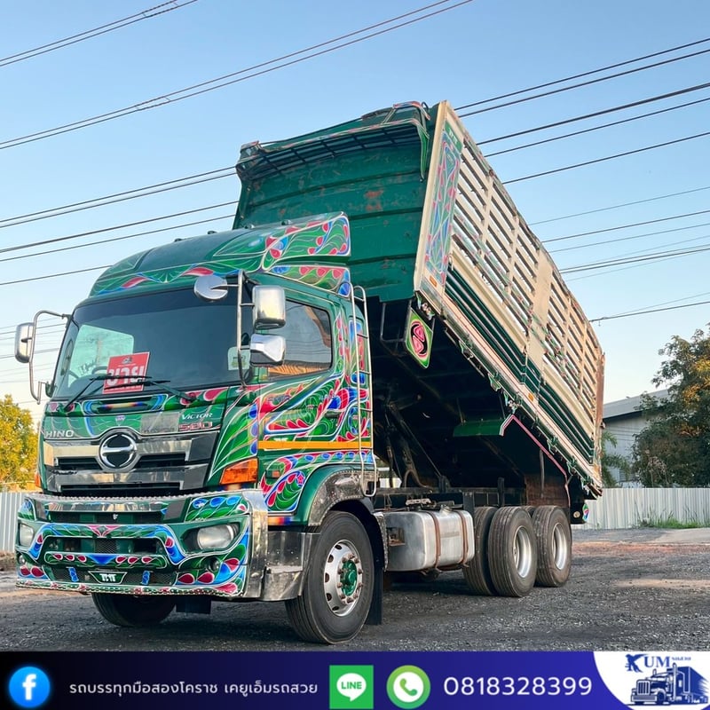 HINO FM 344แรงม้า รถบรรทุก 10ล้อ ดั้มพ์ ปี2018 HINO FM 344แรงม้า รถบรรทุก 10ล้อ ดั้มพ์ ปี2018