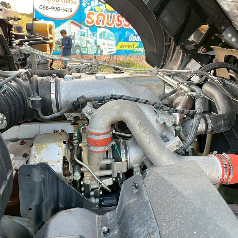 HINO FM 344แรงม้า รถบรรทุก 10ล้อ พ่วงแม่ลูก ปี2021