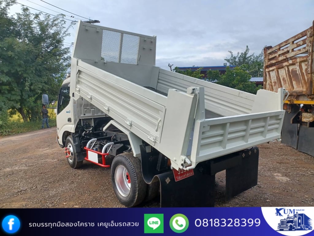 HINO XZU 150แรงม้า รถบรรทุก 6ล้อ ดั้มพ์ ปี2023