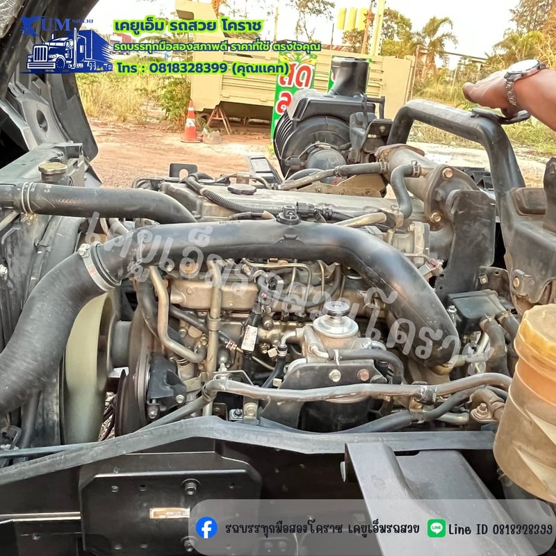 ISUZU FRR 190แรงม้า รถบรรทุก 6ล้อ ดั้มพ์ ปี2018