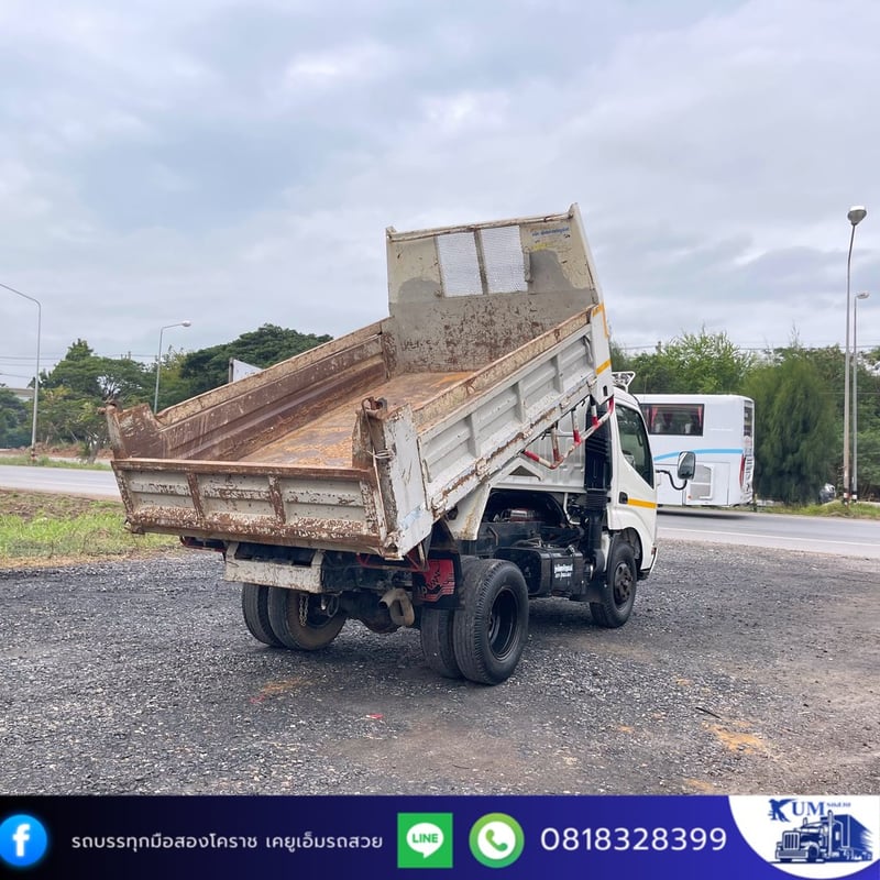 HINO XZU 150แรงม้า รถบรรทุก 6ล้อ ดั้มพ์ ปี2021 HINO XZU 150แรงม้า รถบรรทุก 6ล้อ ดั้มพ์ ปี2021