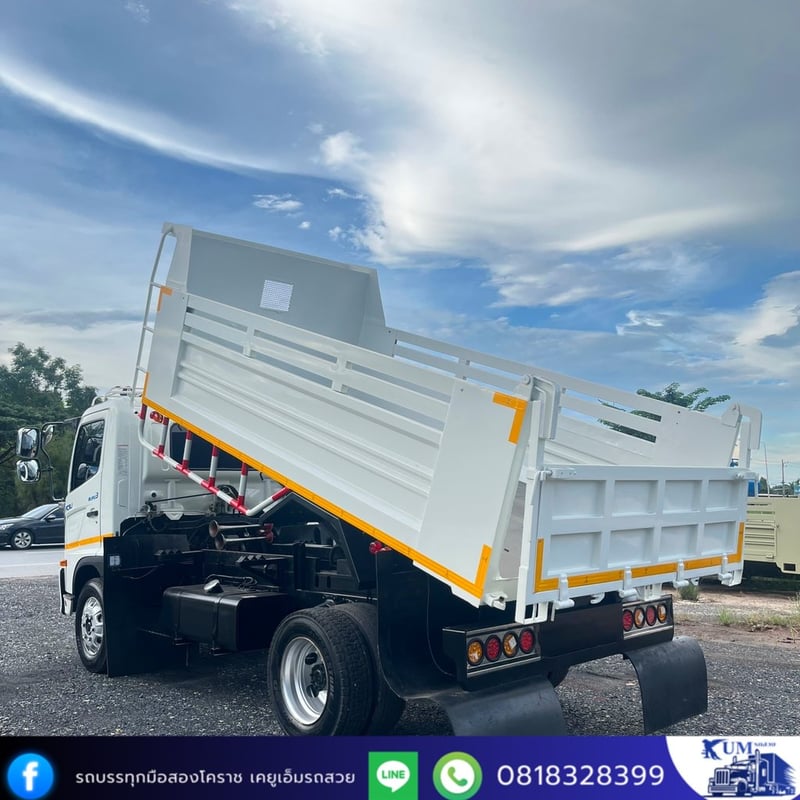 HINO FC 210แรงม้า รถบรรทุก 6ล้อ ดั้มพ์ ปี2022