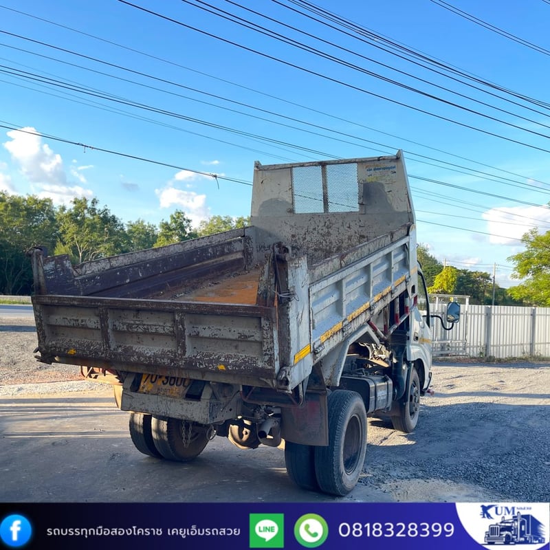 HINO XZU 150แรงม้า รถบรรทุก 6ล้อ ดั้มพ์ ปี2021 HINO XZU 150แรงม้า รถบรรทุก 6ล้อ ดั้มพ์ ปี2021