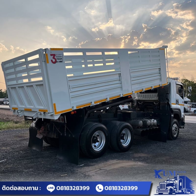 ISUZU FXZ 360แรงม้า รถบรรทุก 10ล้อ ดั้มพ์ ปี2016 ISUZU FXZ 360แรงม้า รถบรรทุก 10ล้อ ดั้มพ์ ปี2016