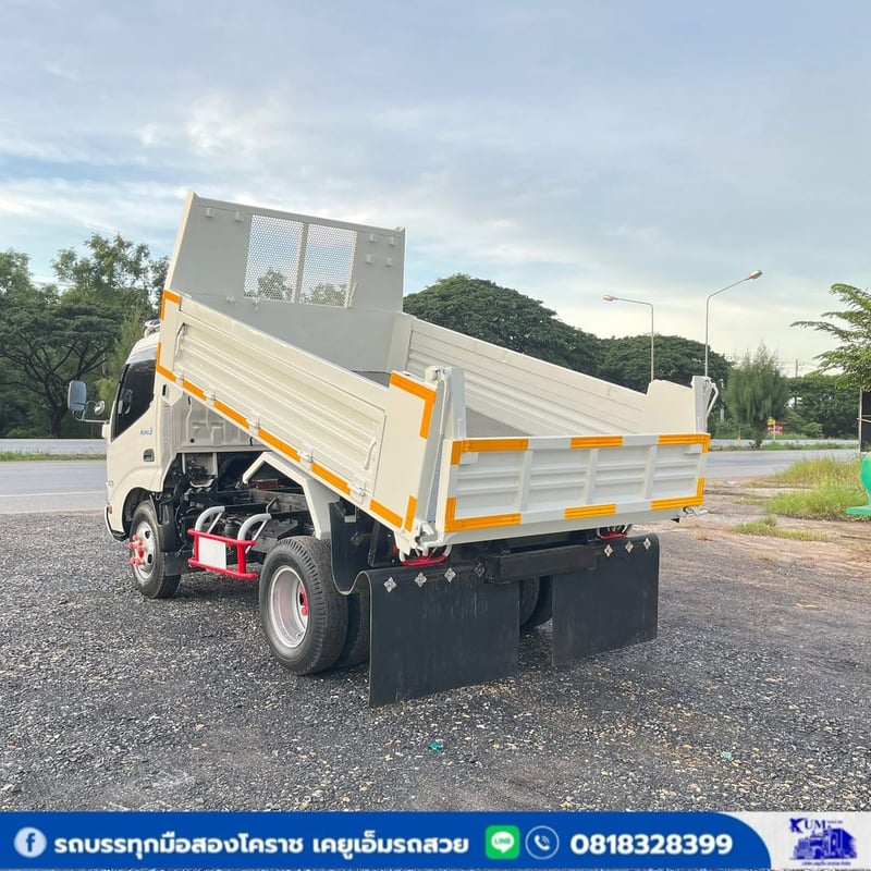 HINO XZU 150แรงม้า รถบรรทุก 6ล้อ ดั้มพ์ ปี2023