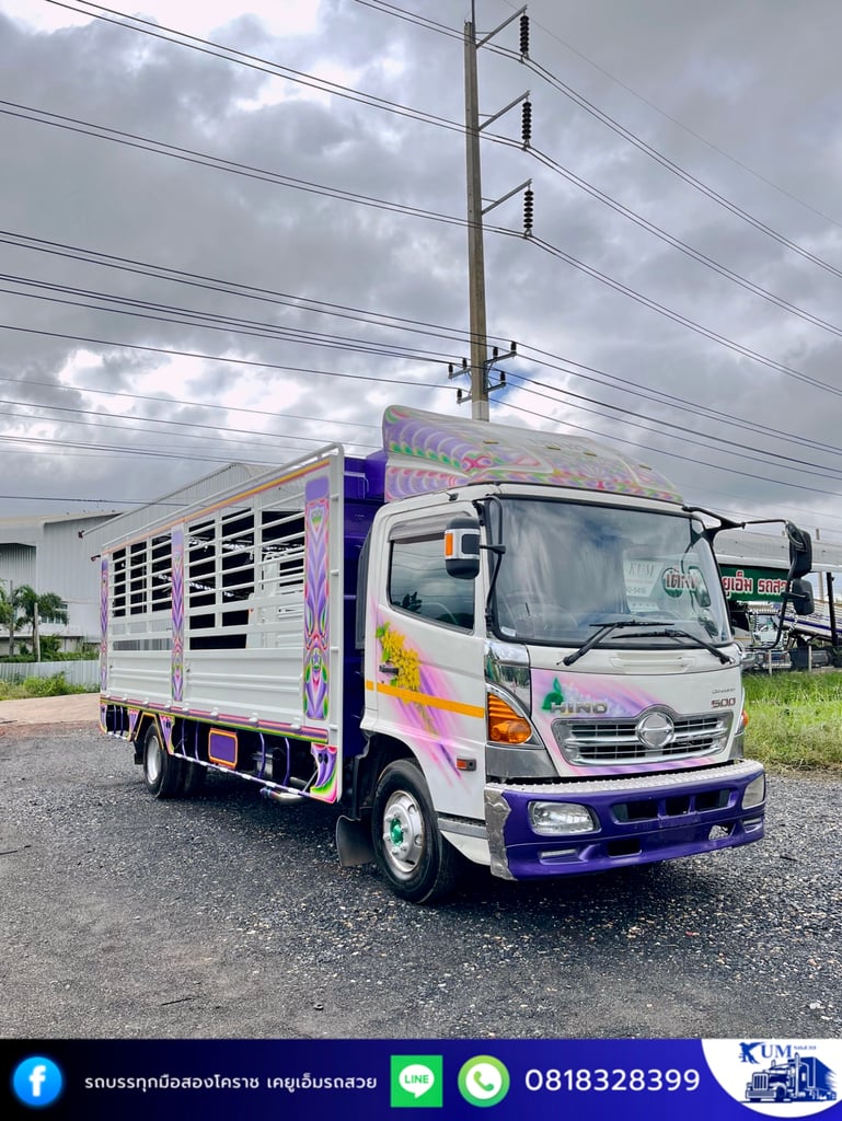 HINO FC 175แรงม้า รถบรรทุก 6ล้อ กระบะเหล็ก ปี2016 HINO FC 175แรงม้า รถบรรทุก 6ล้อ กระบะเหล็ก ปี2016