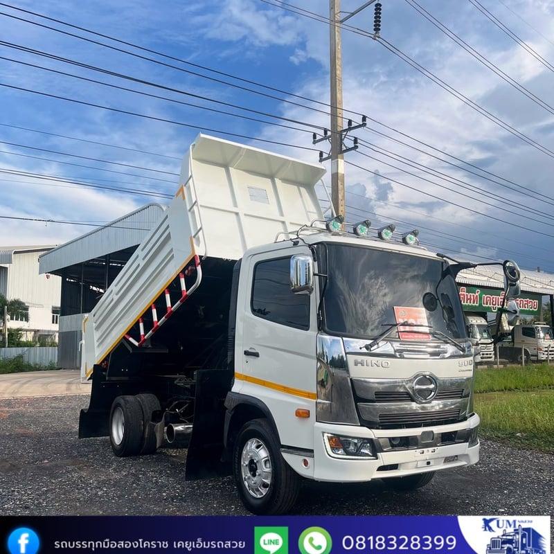 HINO FC 210แรงม้า รถบรรทุก 6ล้อ ดั้มพ์ ปี2022