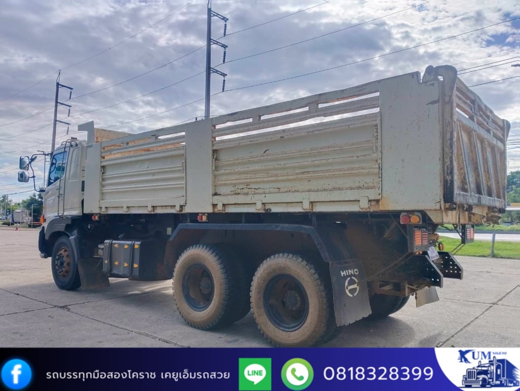 HINO FM 344แรงม้า รถบรรทุก 10ล้อ ดั้มพ์ ปี2018 HINO FM 344แรงม้า รถบรรทุก 10ล้อ ดั้มพ์ ปี2018